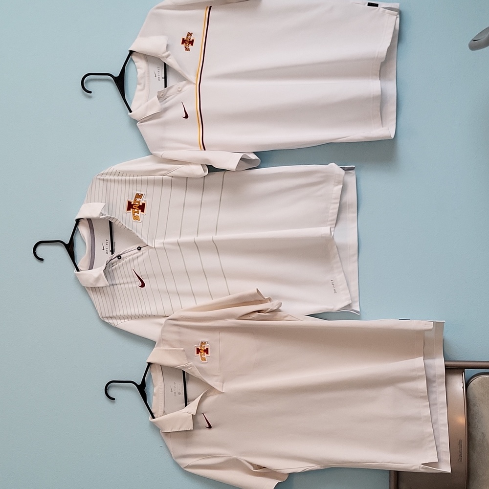 3 ISU Nike Polos
